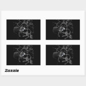 Sticker Rectangulaire Chrome Comme Sagittarius Signe Zodiaque Hevelius D (Feuille)