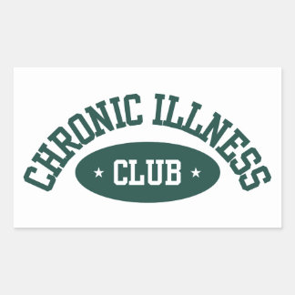Sticker Rectangulaire Chronic Illness Club Sticker, Disability Awareness