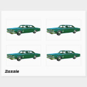 Sticker Rectangulaire Chrysler New Yorker 1963 (Feuille)