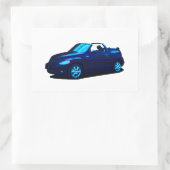 Sticker Rectangulaire Chrysler PT Cruiser 2005 (Sac)