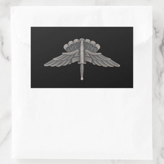 Sticker Rectangulaire Chute libre (HALO) (Sac)