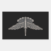 Sticker Rectangulaire Chute libre (HALO) (Devant)