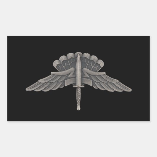 Sticker Rectangulaire Chute libre (HALO) (Devant)