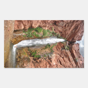 Sticker Rectangulaire Chutes de Deer Creek - Grand Canyon - Cascade