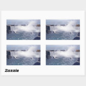 Sticker Rectangulaire Chutes de fer à cheval (Feuille)