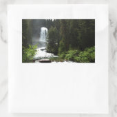Sticker Rectangulaire Chutes de Virginie au parc national Glacier (Sac)