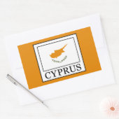 Sticker Rectangulaire Chypre (Enveloppe)