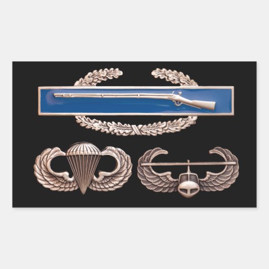 Sticker Rectangulaire CIB Air Assault (Devant)