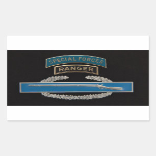 Sticker Rectangulaire CIB de garde forestière de SF