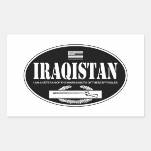 Sticker Rectangulaire CIB d'Iraqistan