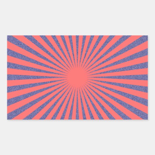 Sticker Rectangulaire Cible rouge - (Devant)