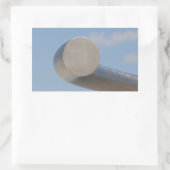 Sticker Rectangulaire Ciel bleu métallique (Sac)