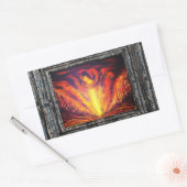 Sticker Rectangulaire Ciel brûlant (Enveloppe)