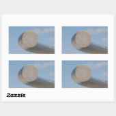 Sticker Rectangulaire Cieux Bleus Métalliques (Feuille)