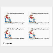 Sticker Rectangulaire Cindy's Baking Angels Goodie Box Stickers! (Feuille)