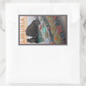 Sticker Rectangulaire Cinque Terre - Ligurie (Sac)