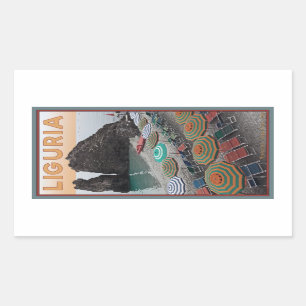 Sticker Rectangulaire Cinque Terre - Ligurie
