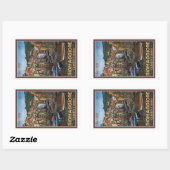 Sticker Rectangulaire Cinque Terre - Riomaggiore (Feuille)