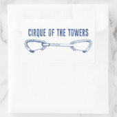 Sticker Rectangulaire Cirque De L'Escalade Tours Rapide (Sac)