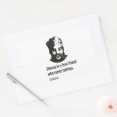 Sticker Rectangulaire Citation De Confucius (Enveloppe)
