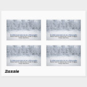 Sticker Rectangulaire Citation de Henry Longfellow Inspirational "Faites (Feuille)