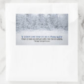 Sticker Rectangulaire Citation de Henry Longfellow Inspirational "Faites (Sac)