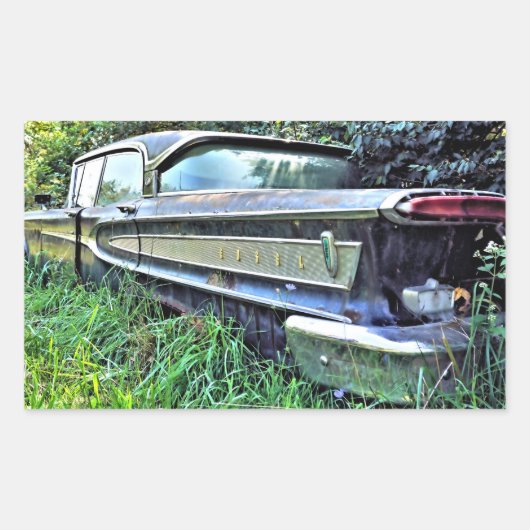 Sticker Rectangulaire Citation d'Edsel 1958 (Devant)