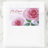 Sticker Rectangulaire Citation inspirante "Un peu de parfum" (Sac)