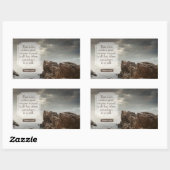 Sticker Rectangulaire Citation Inspirationnelle Abraham Lincoln "Succès" (Feuille)