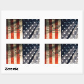 Sticker Rectangulaire Citation Inspirationnelle de George Patton "Mon ch (Feuille)