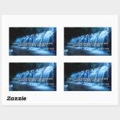 Sticker Rectangulaire Citation Inspirationnelle de Winston Churchill "Fa (Feuille)