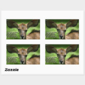 Sticker Rectangulaire Citation Inspirationnelle Epictetus "Écoute" (Feuille)