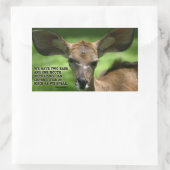 Sticker Rectangulaire Citation Inspirationnelle Epictetus "Écoute" (Sac)