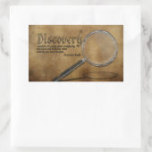 Sticker Rectangulaire Citation Inspirationnelle Jonathan Swift "Découver (Sac)