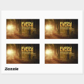 Sticker Rectangulaire Citation inspirée "Grandes réalisations" (Feuille)