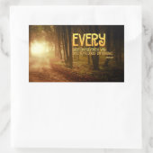 Sticker Rectangulaire Citation inspirée "Grandes réalisations" (Sac)