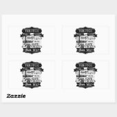 Sticker Rectangulaire Citation Labyrinth Vous N'Avez Aucun Pouvoir Sur M (Feuille)