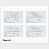 Sticker Rectangulaire Citation Ocean Vous n'êtes pas une goutte dans l'o (Feuille)