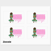 Sticker Rectangulaire Citation phlébotomiste sarcastique (Feuille)