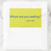 Sticker Rectangulaire Citations bibliques (Sac)