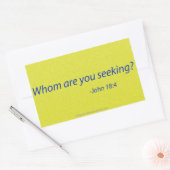 Sticker Rectangulaire Citations bibliques (Enveloppe)