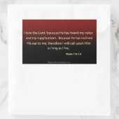 Sticker Rectangulaire Citations bibliques (Sac)