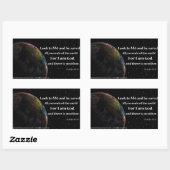 Sticker Rectangulaire Citations bibliques (Feuille)
