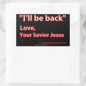 Sticker Rectangulaire Citations chrétiennes (Sac)