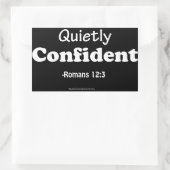 Sticker Rectangulaire Citations chrétiennes (Sac)