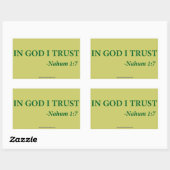 Sticker Rectangulaire Citations chrétiennes (Feuille)