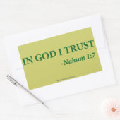 Sticker Rectangulaire Citations chrétiennes (Enveloppe)