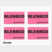 Sticker Rectangulaire Citations chrétiennes (Feuille)
