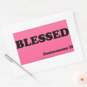 Sticker Rectangulaire Citations chrétiennes (Enveloppe)