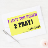 Sticker Rectangulaire Citations chrétiennes (Enveloppe)